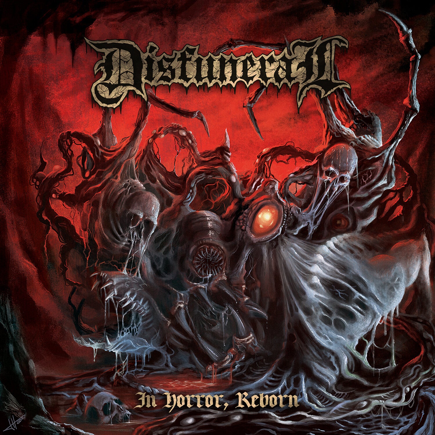 Disfuneral - In Horror, Reborn (Silver Vinyl)