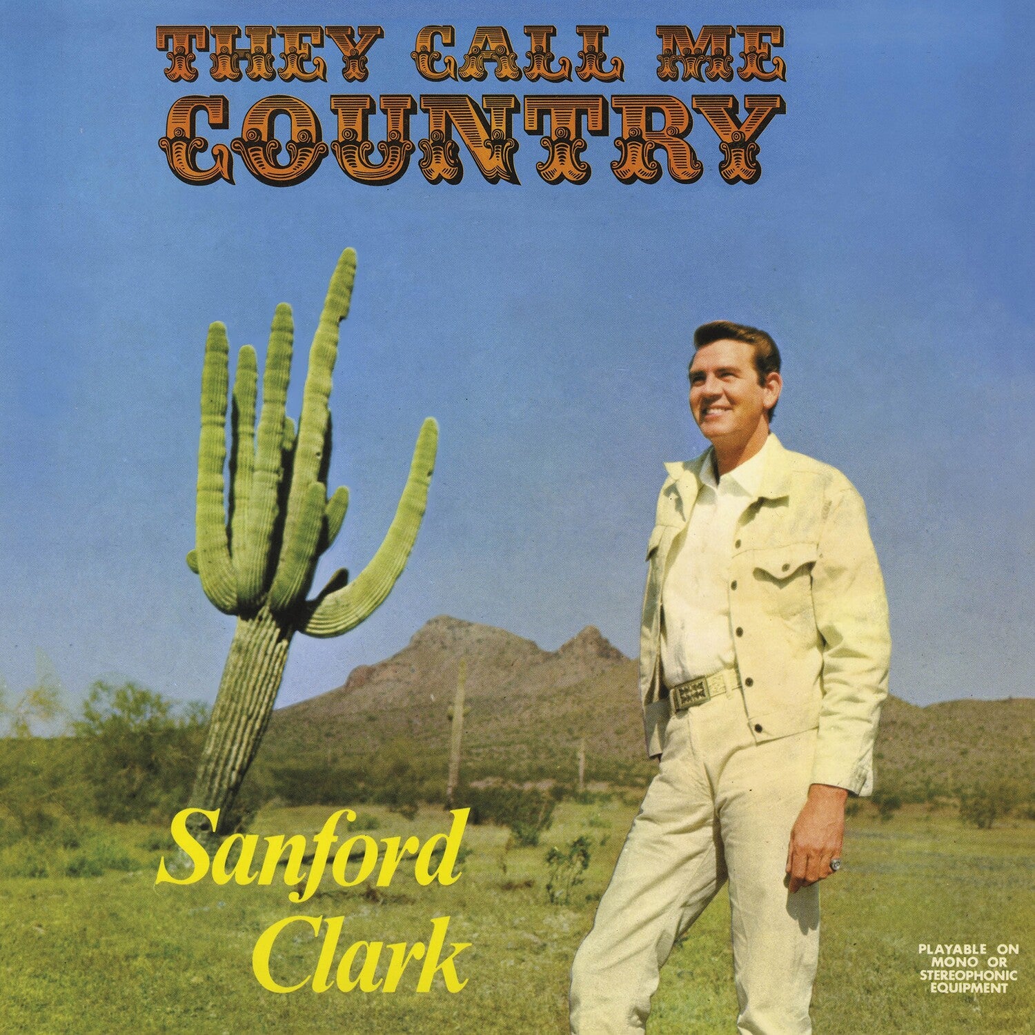 Sanford Clark - They Call Me Country (Blue Vinyl)