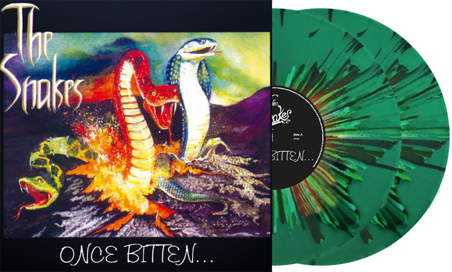 Snakes - Once Bitten... - Limited Splatter Green Vinyl 2xLP (Green Vinyl)