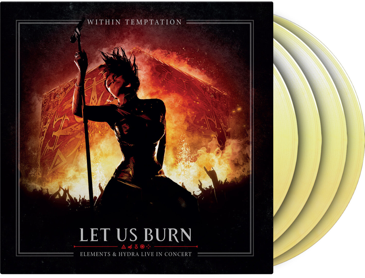 Within Temptation - Let Us Burn: Elements & Hydra Live in Concert 4xLP