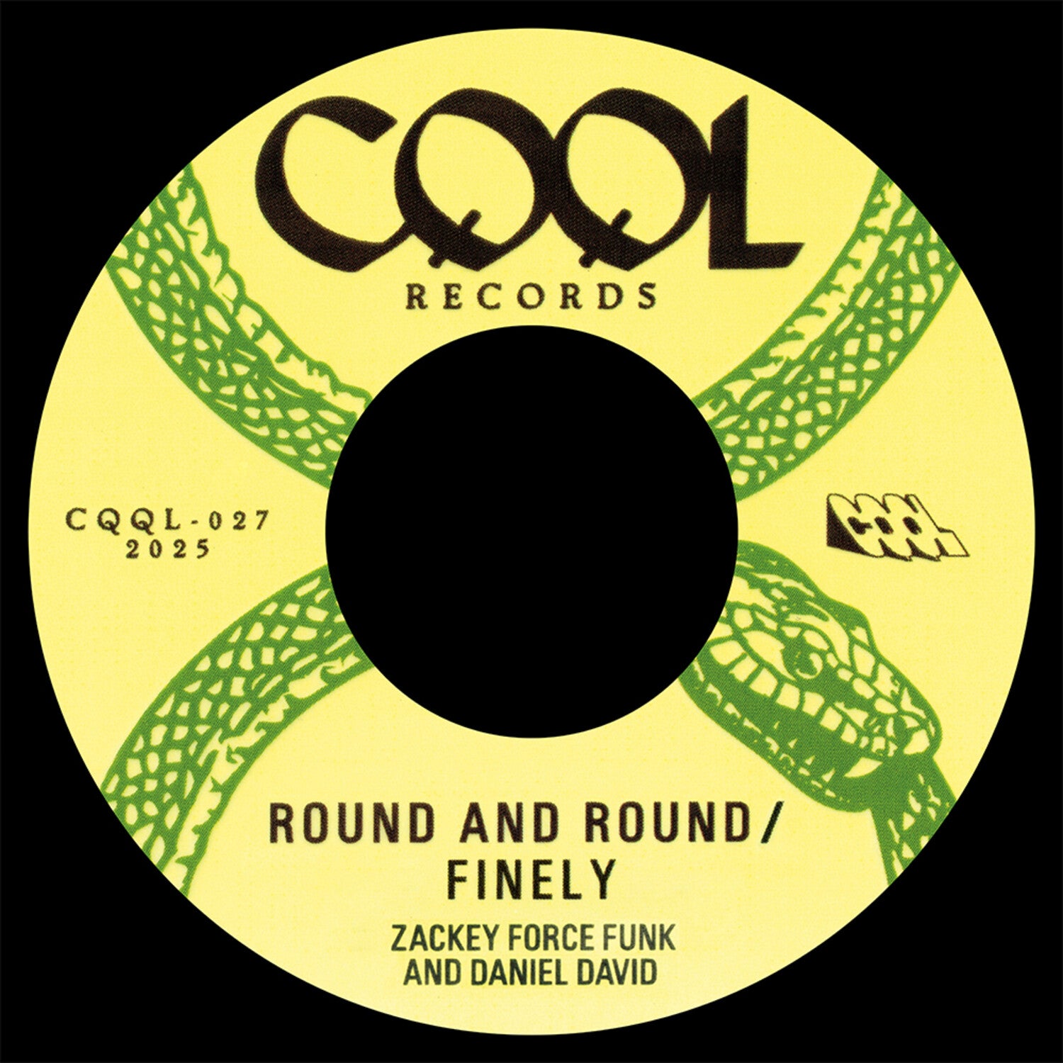 Zackey Force Funk / Daniel David - Round and Round b/w Finely