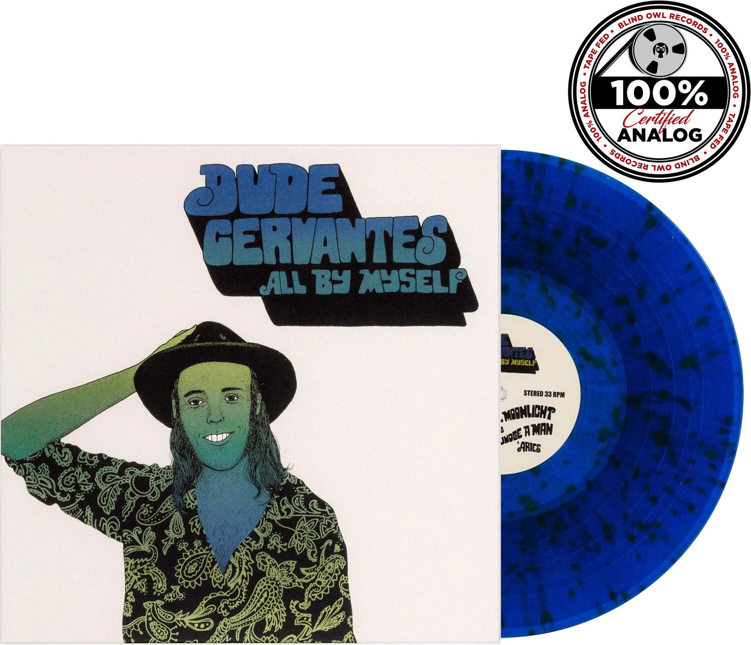 Dude Cervantes - All by Myself (Blue Vinyl)