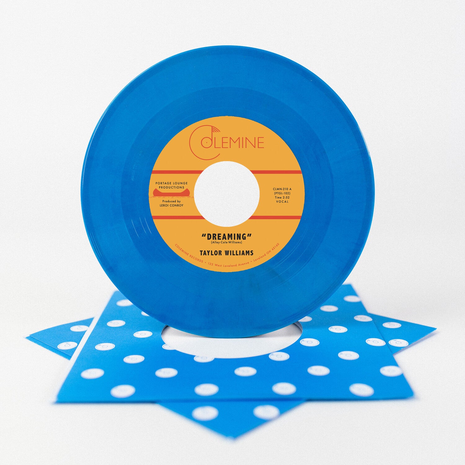 Taylor Williams - Dreaming / What About Me? (Blue Vinyl)