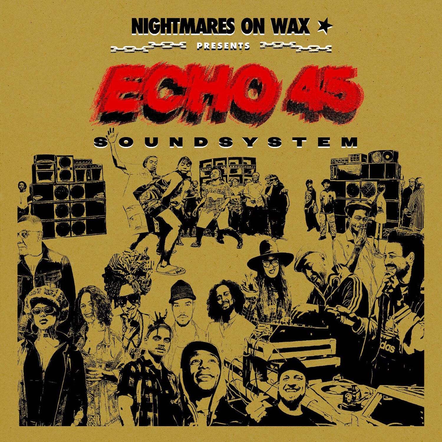Nightmares on Wax - Echo45 Sound System 2xLP (Gold Vinyl)