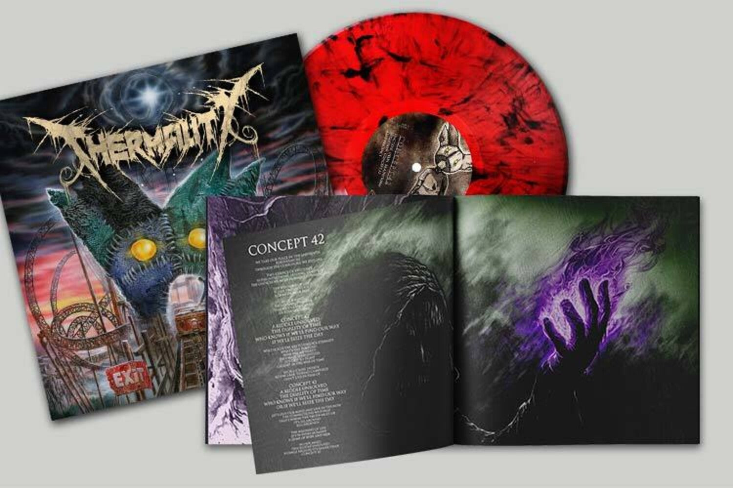 Thermality - Concept 42 - Red/black Marble (Red Vinyl)