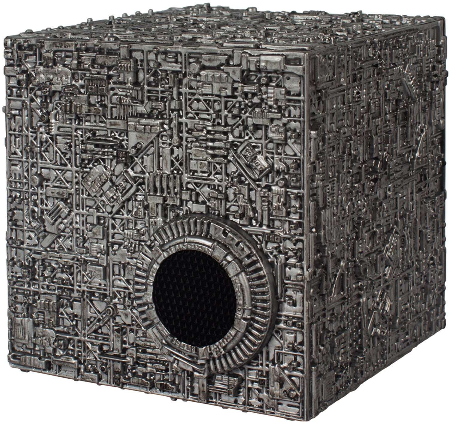 Fametek - Star Trek: The Next Generation - Borg Cube Bluetooth Speaker with LED & Sound Effects