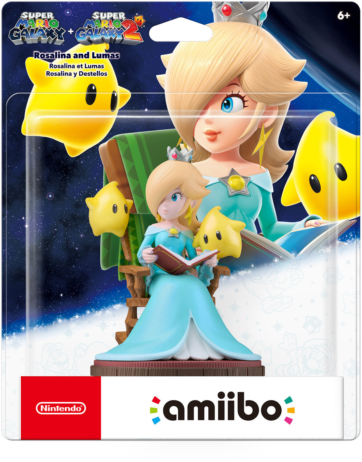 Toys to Life: Nintendo amiibo - Super Mario Galaxy + Super Mario Galaxy 2 Series - Rosalina and Lumas