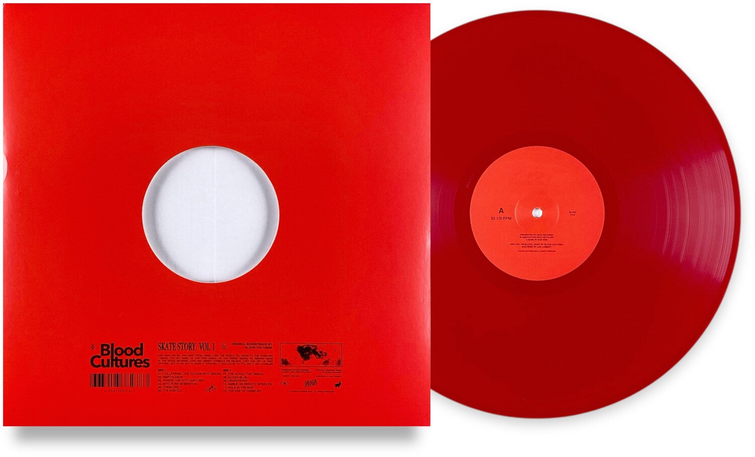 Blood Cultures - Skate Story Vol. 1 (Red Vinyl)