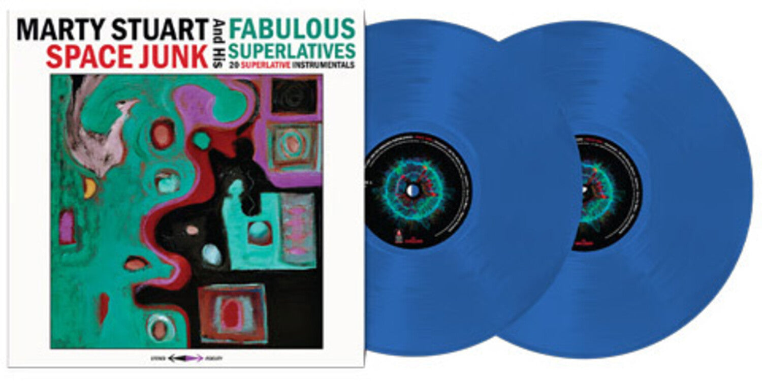 Marty Stuart & His Fabulous Superlatives - Space Junk 2xLP (Blue Vinyl)