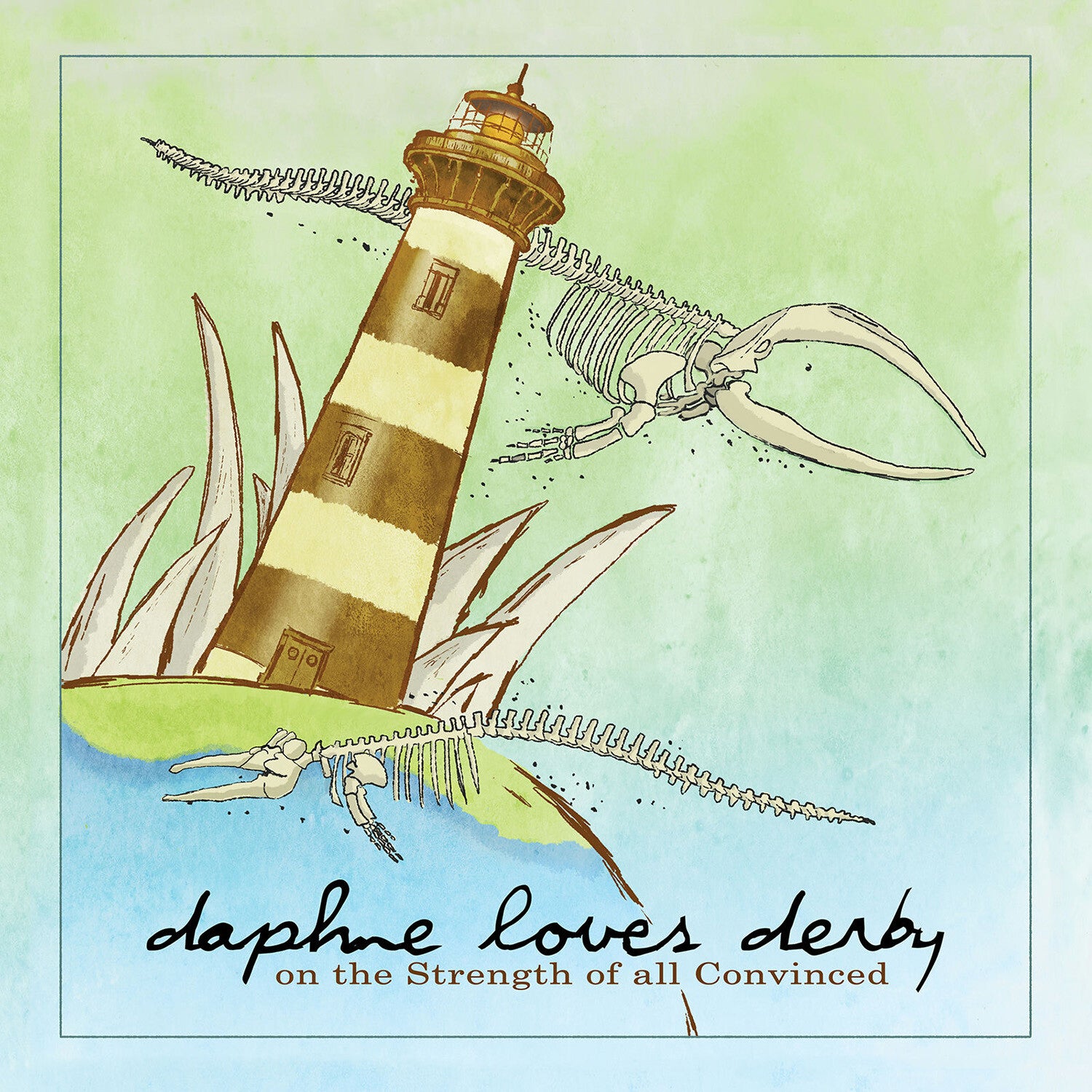 Daphne Loves Derby - On the Strength of All Convinced - Seafoam Green (Green Vinyl)