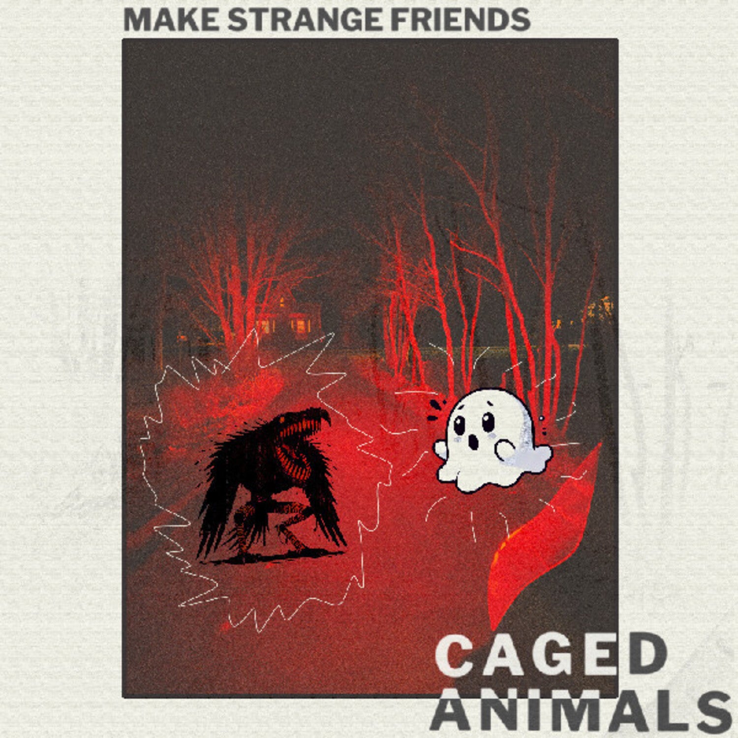 Caged Animals - Make Strange Friends (Clear Vinyl)