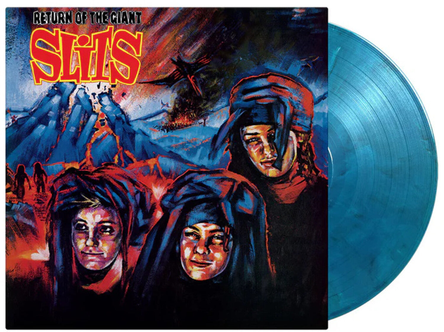 Slits - Return Of The Giant Slits - Limited 180-Gram Blue, Black & White Marble Colored Vinyl (Blue Vinyl)
