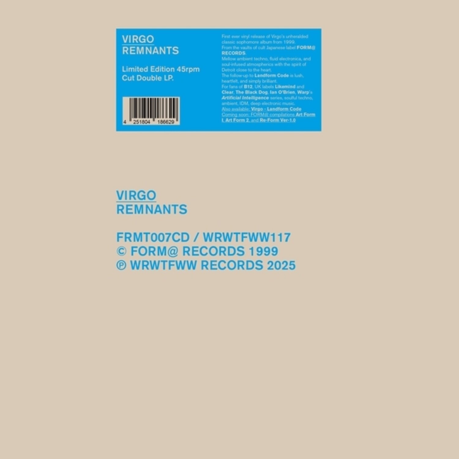 Virgo - Remnants 2xLP