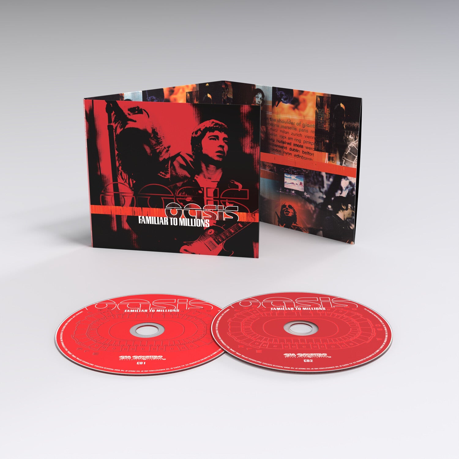 Oasis - Familiar To Millions 2xCD (Anniversary Edition) — CD album cover