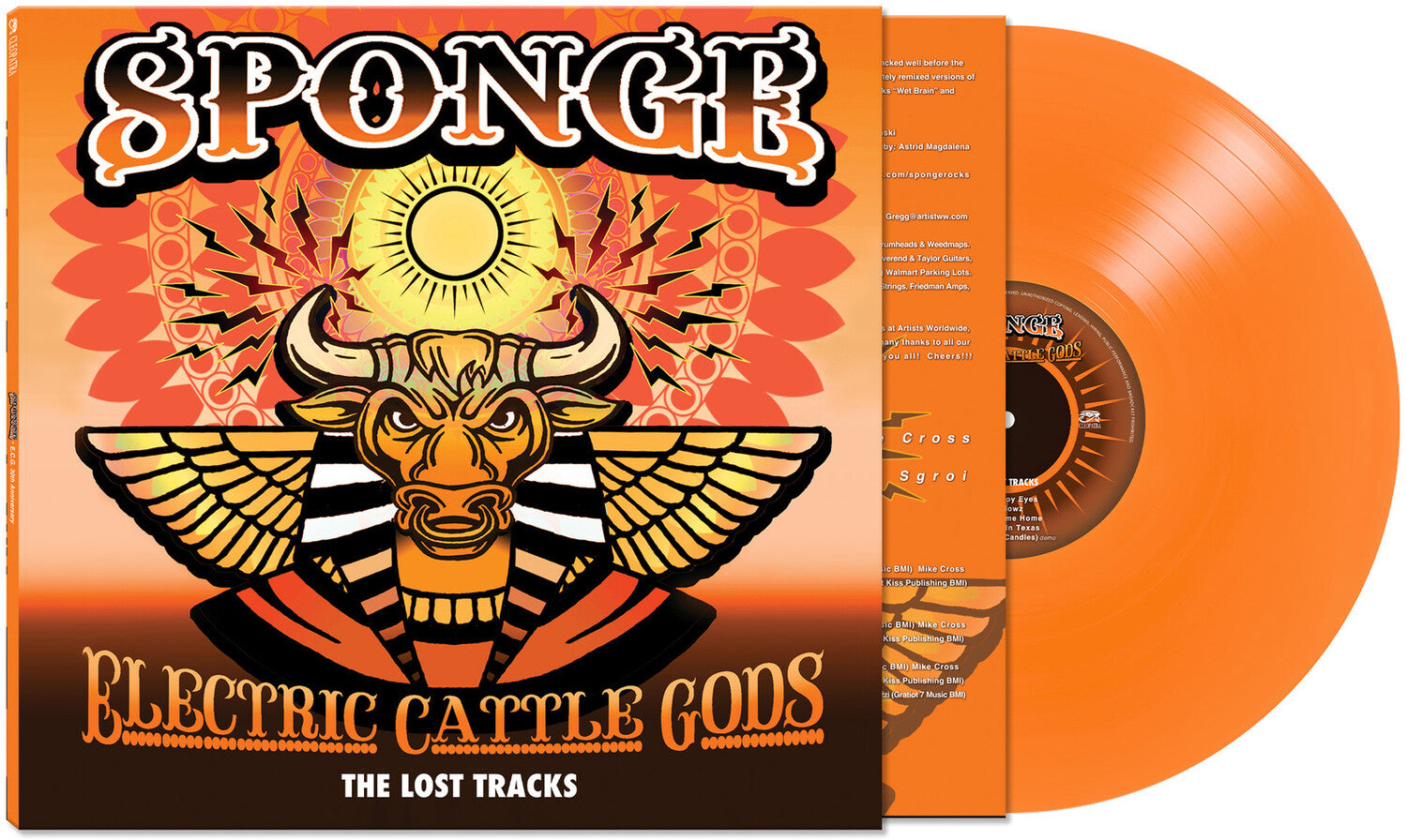 Sponge - Electric Cattle Gods: The Lost Tracks (Orange Vinyl)