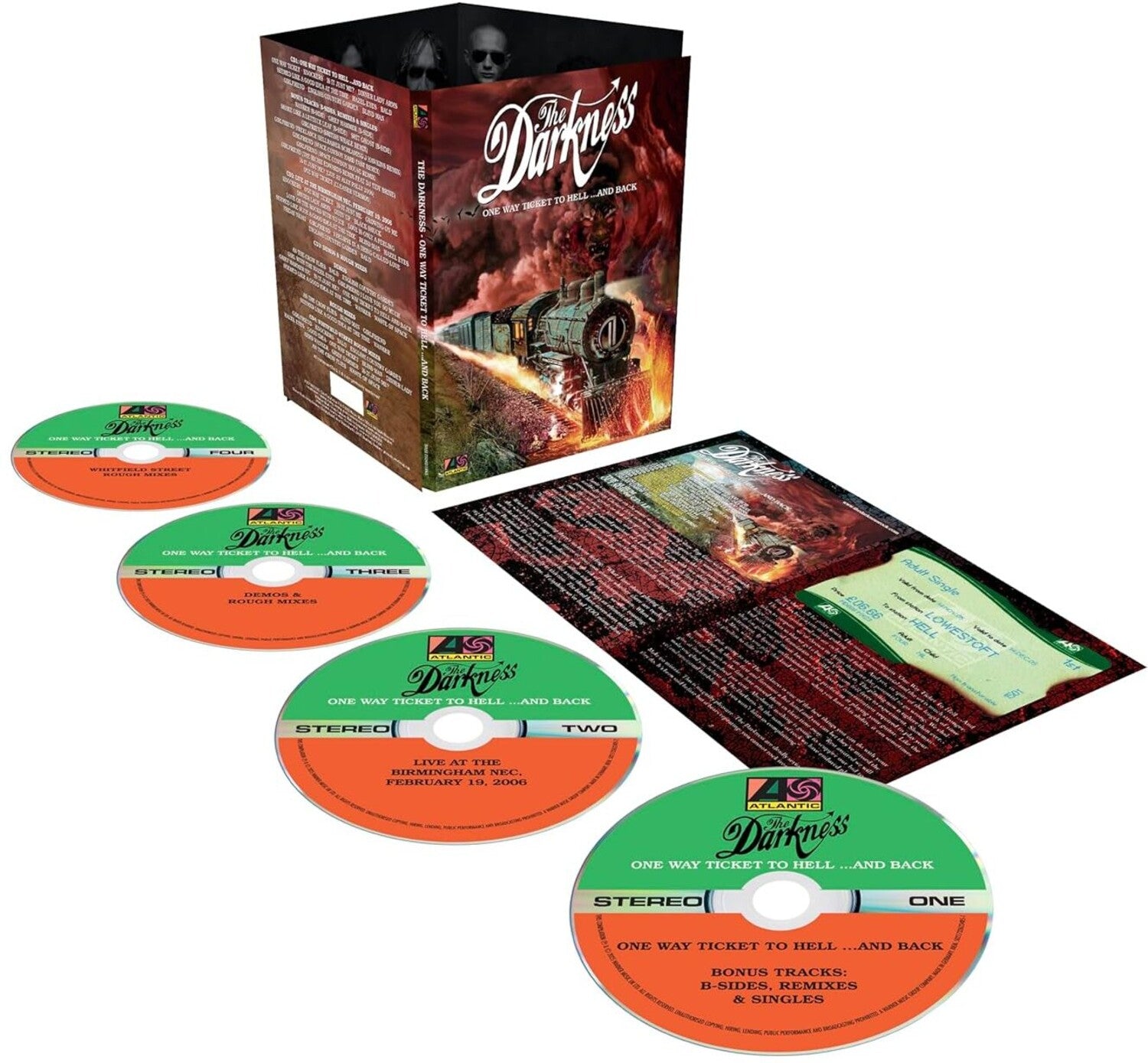 Darkness - One Way Ticket To Hell......And Back 4xCD (Anniversary Edition)