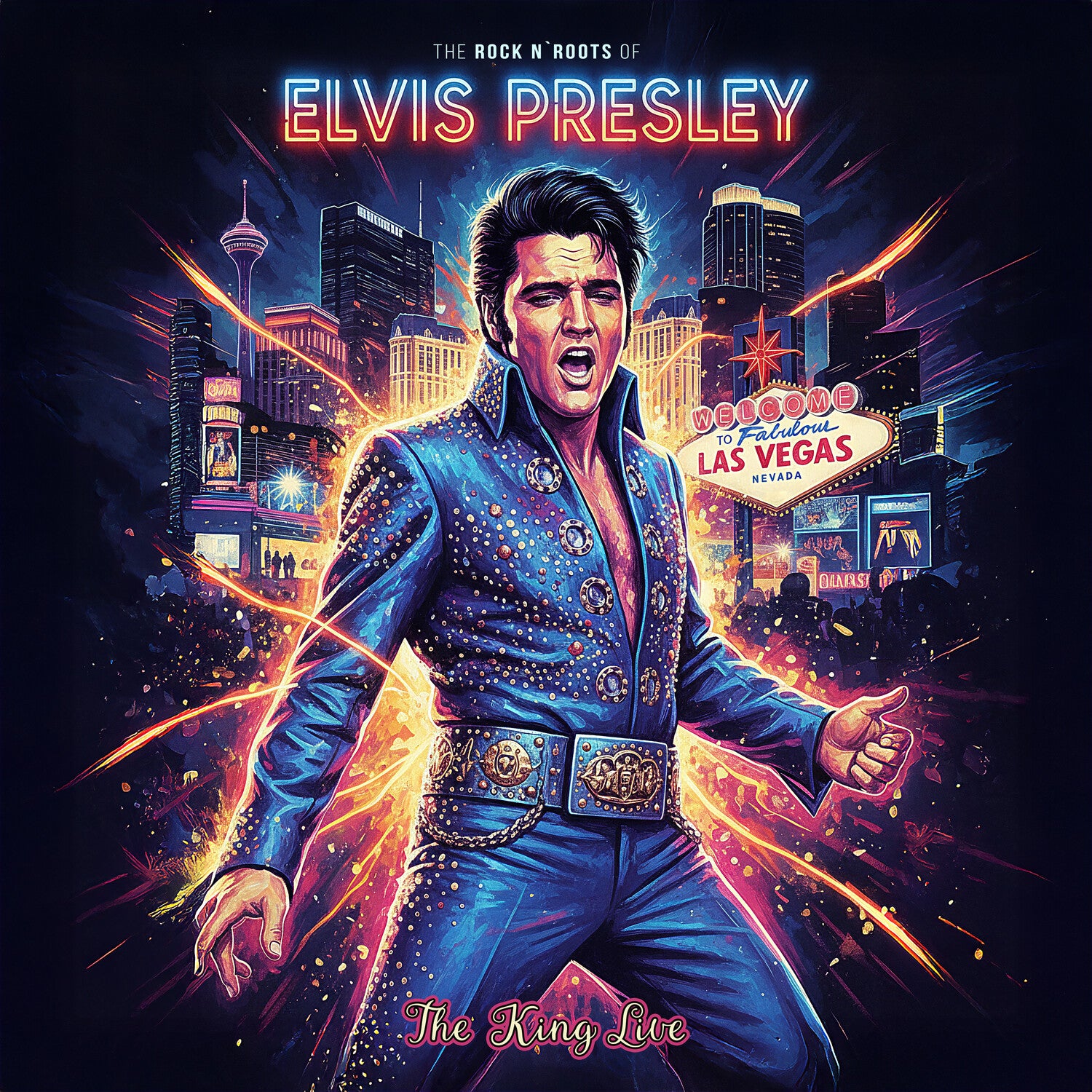 Elvis Presley - The Rock N Roots of (Blue Vinyl)