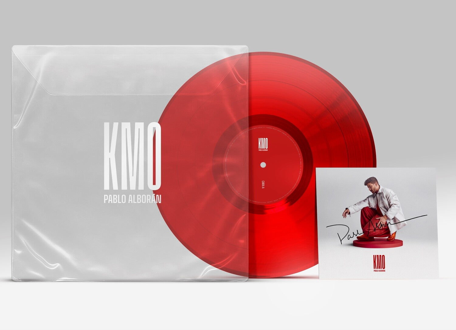 Pablo Alboran - KM0 - Ltd Red Vinyl With Signed Postcard (Red Vinyl)