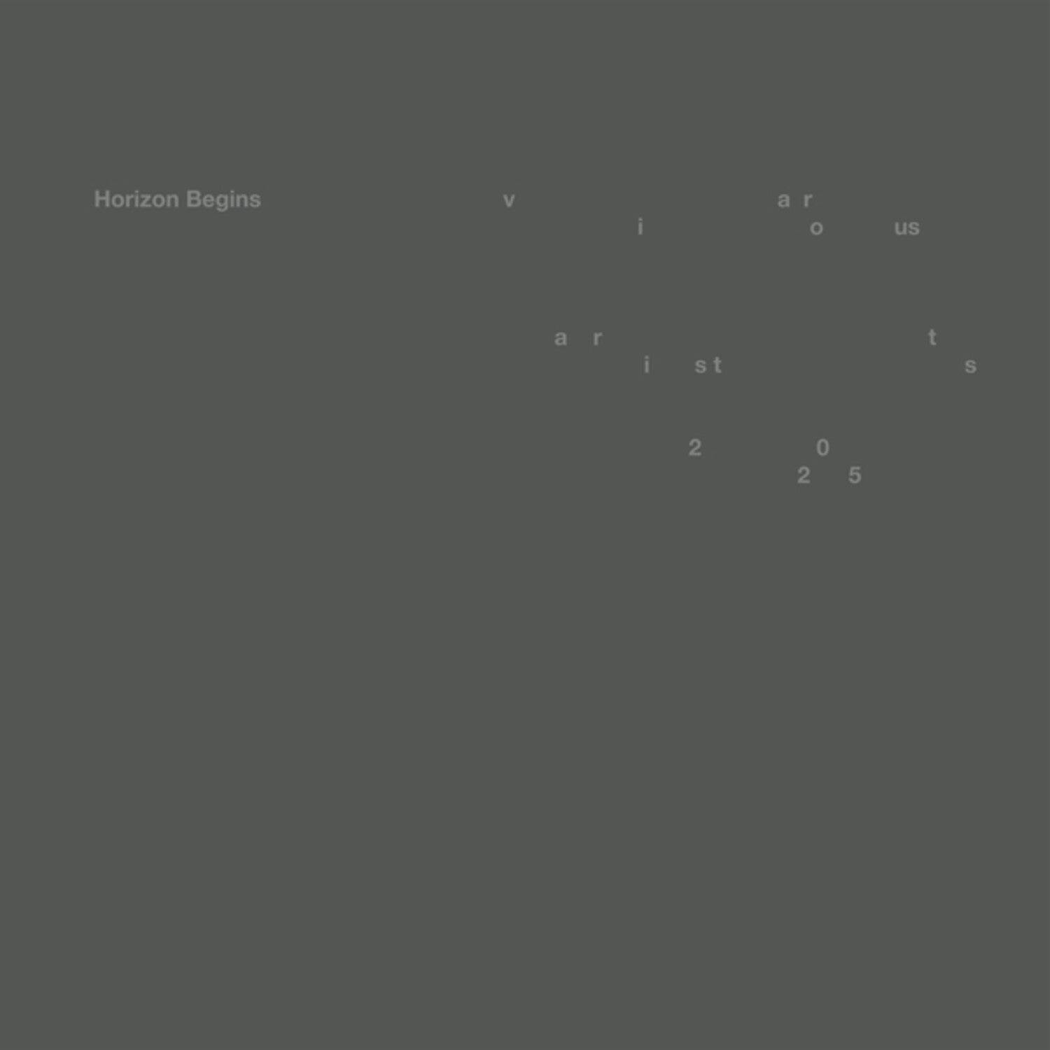 Various Artists - Horizon Begins 1 2xLP