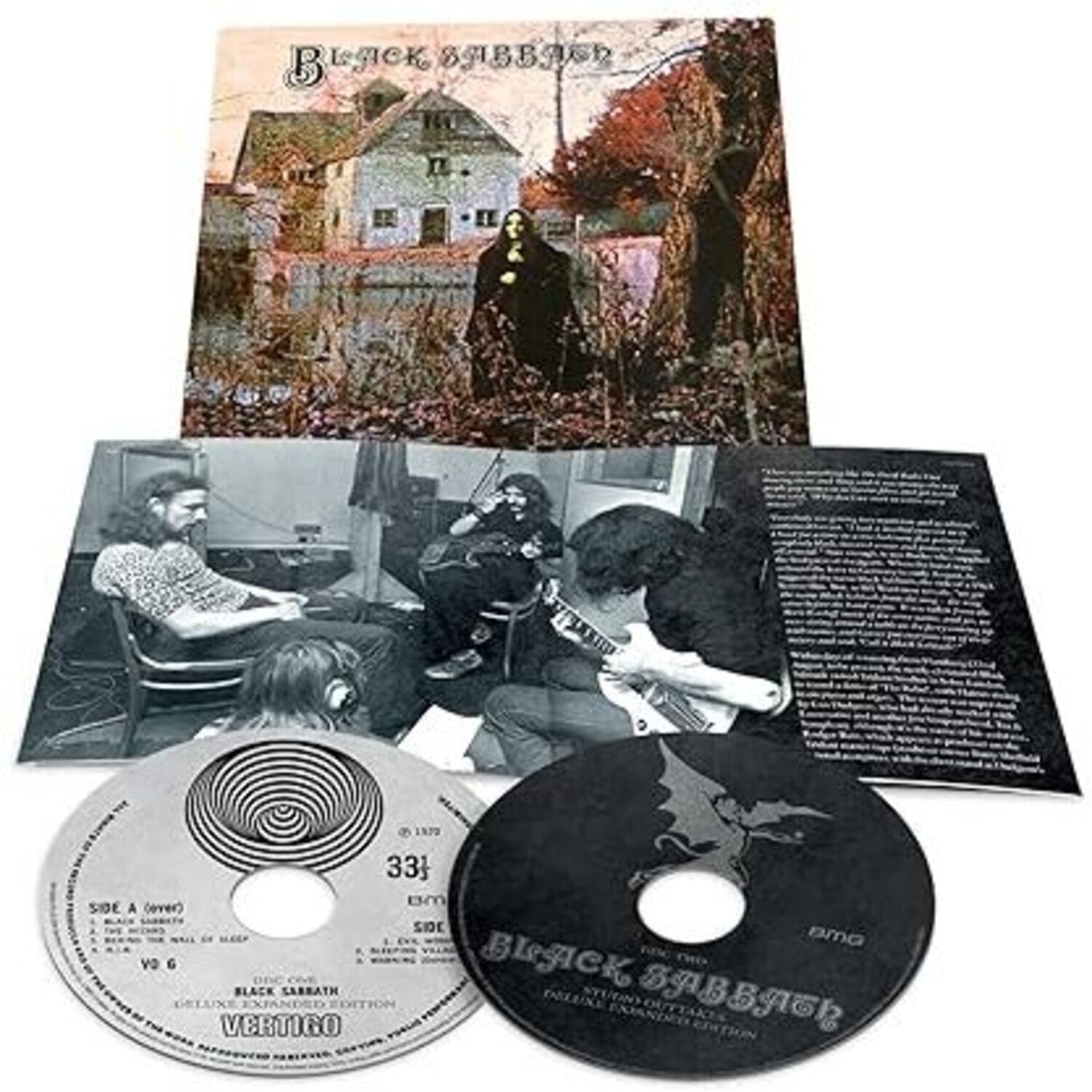 Black Sabbath: Deluxe - Digipak with Bonus Tracks 2xCD — CD album cover