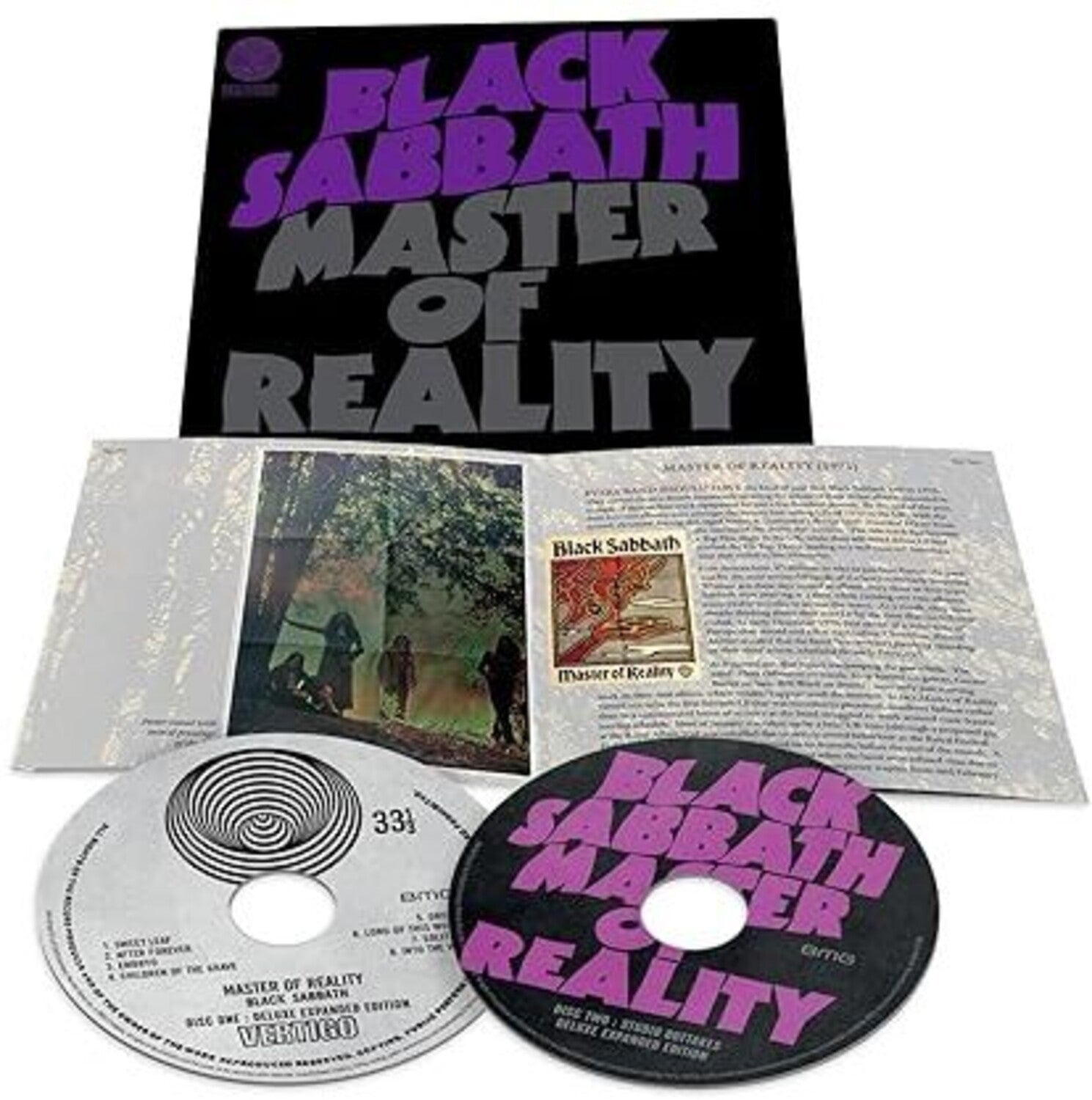 Black Sabbath - Master Of Reality: Deluxe - Digipak with Bonus Tracks 2xCD — CD album cover
