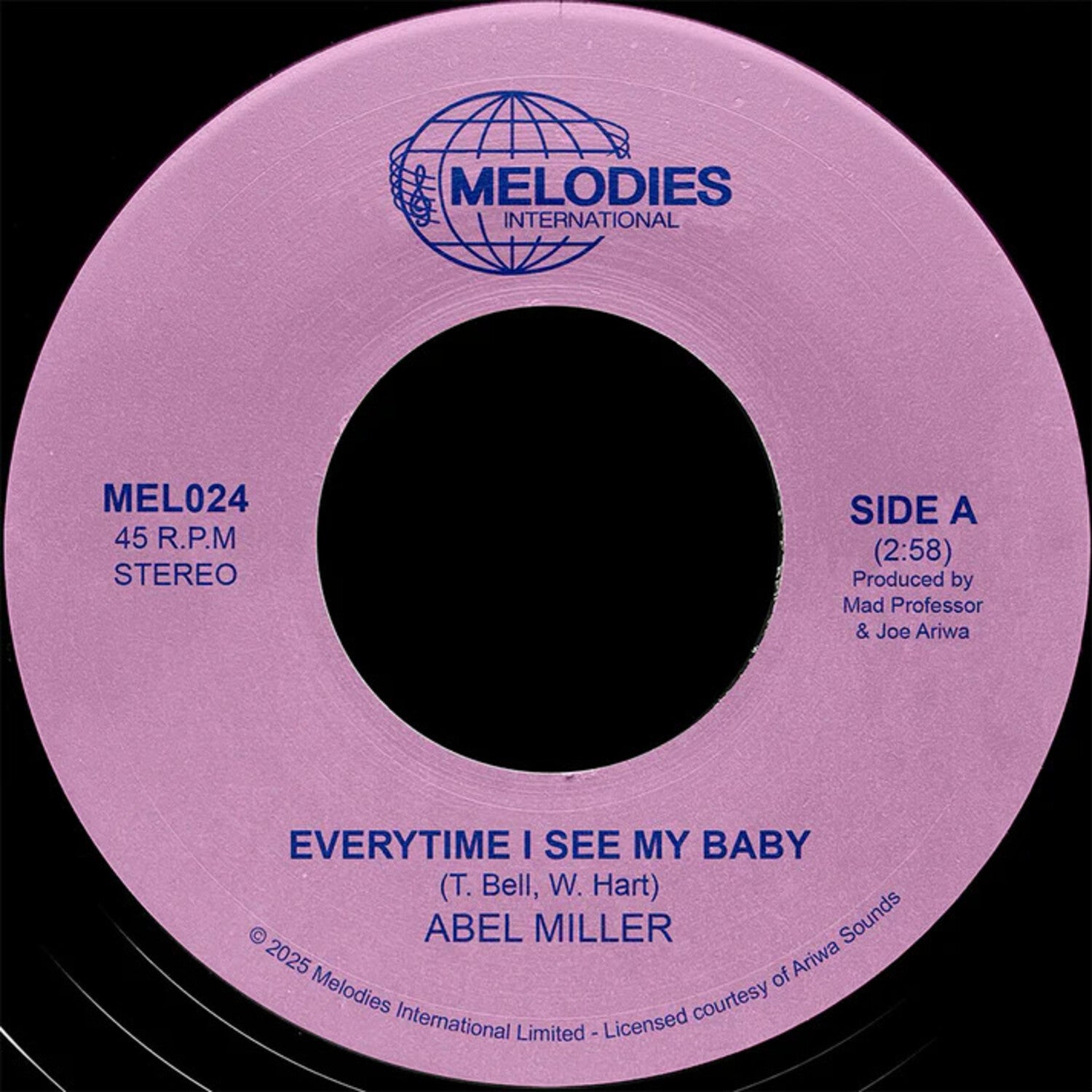 Abel Miller / Mad Professor - Everytime I See My Baby