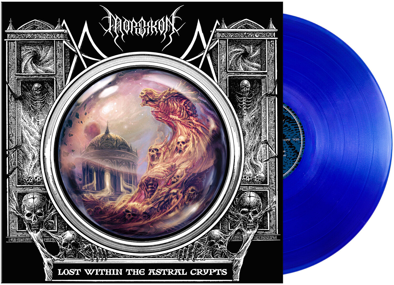 Morbikon - Lost Within The Astral Crypts (Blue Vinyl)