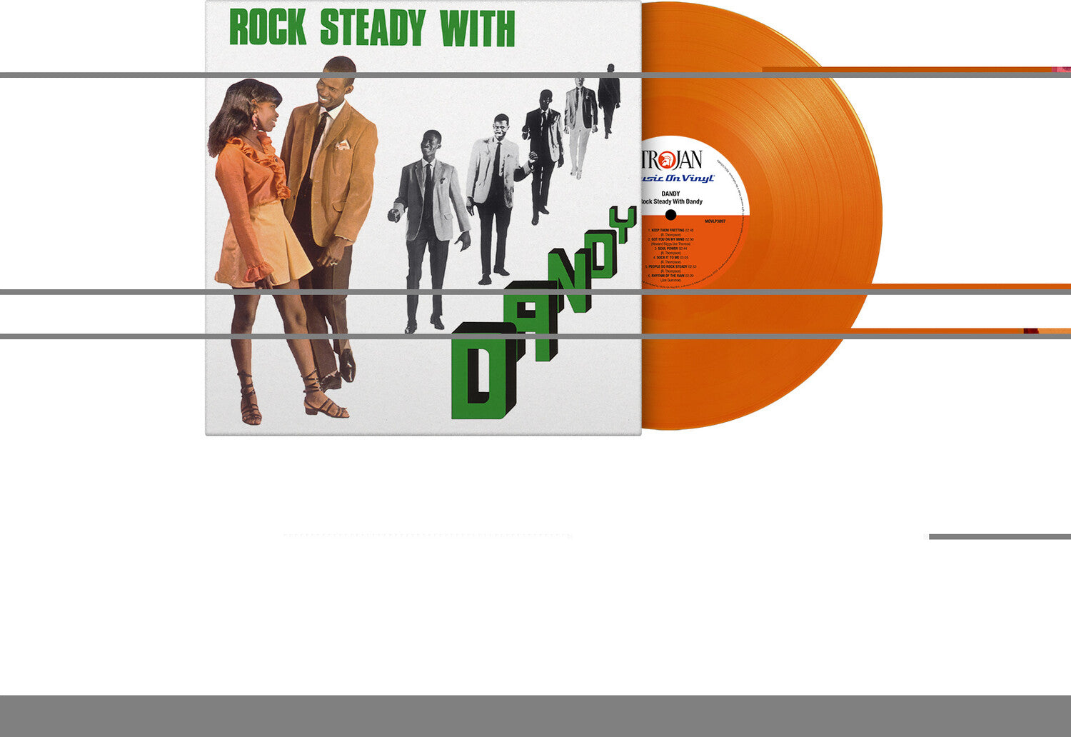 Dandy - Rock Steady With Dandy - Limited 180 (Orange Vinyl)
