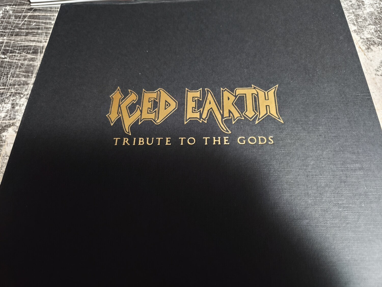 Iced Earth - Tribute To The Gods (Luxurious Box Embossed in Gold) (Gold Vinyl)