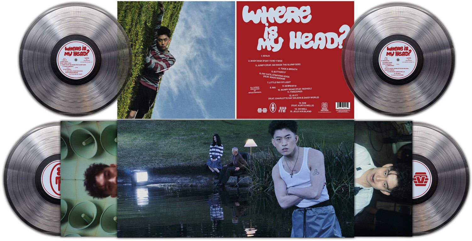 Rich Brian - Where Is My Head? 2xLP (Clear Vinyl)