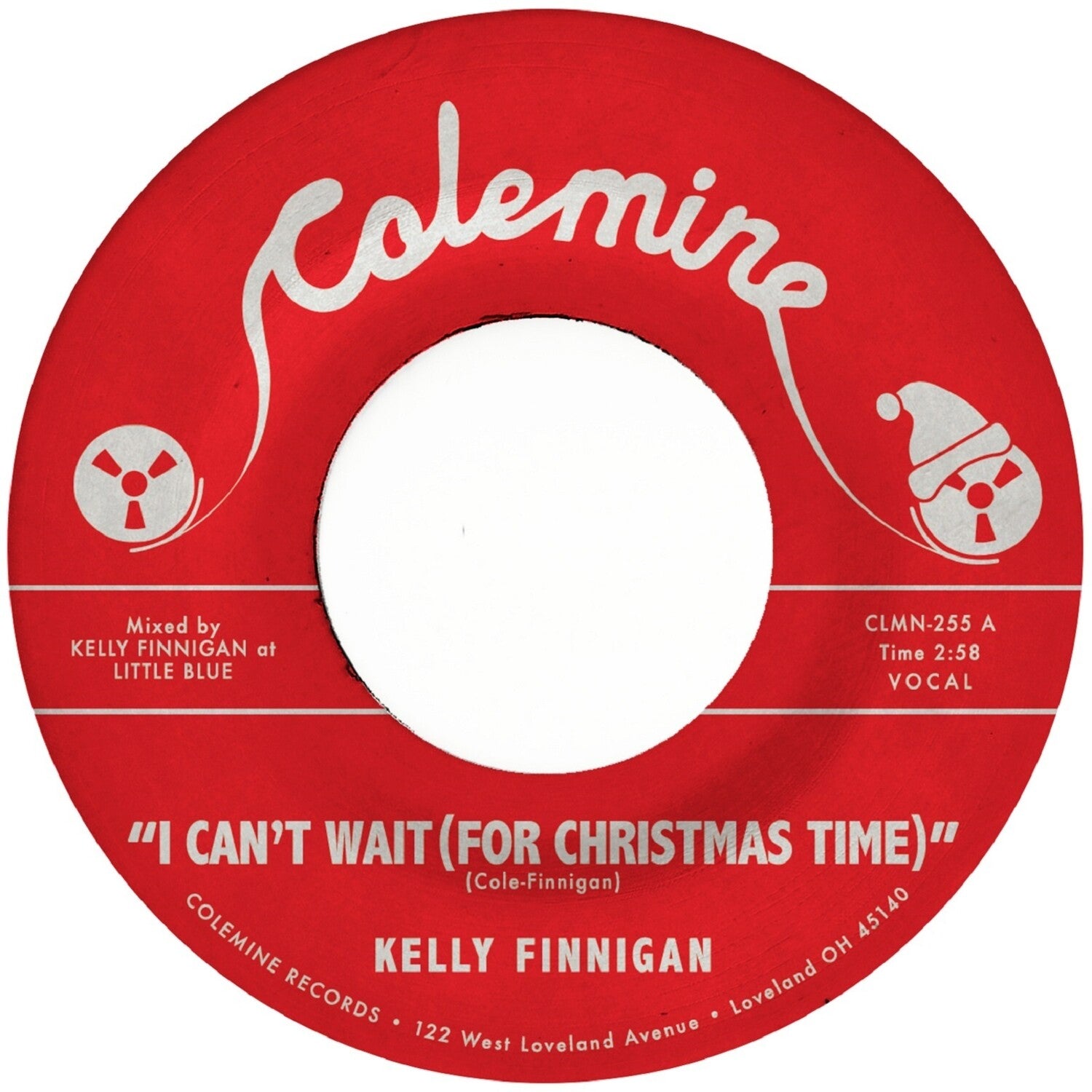 Kelly Finnigan - I Can't Wait (for Christmas Time) / Snowy Night in Ohio (White Vinyl)