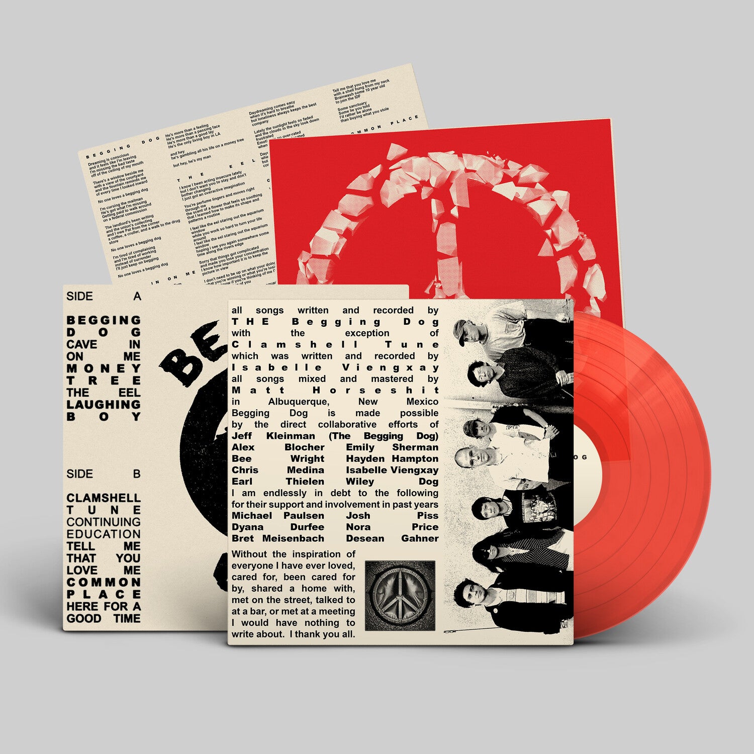 Begging Dog - Demo 1 (Red Vinyl)