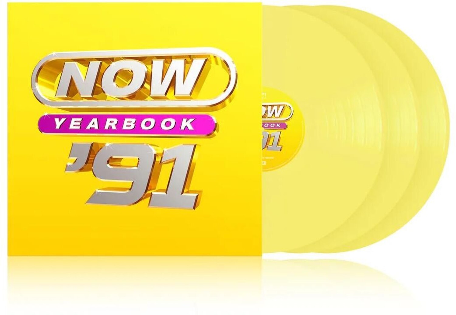 Various Artists - Now Yearbook 1991 / Various 3xLP (Yellow Vinyl)