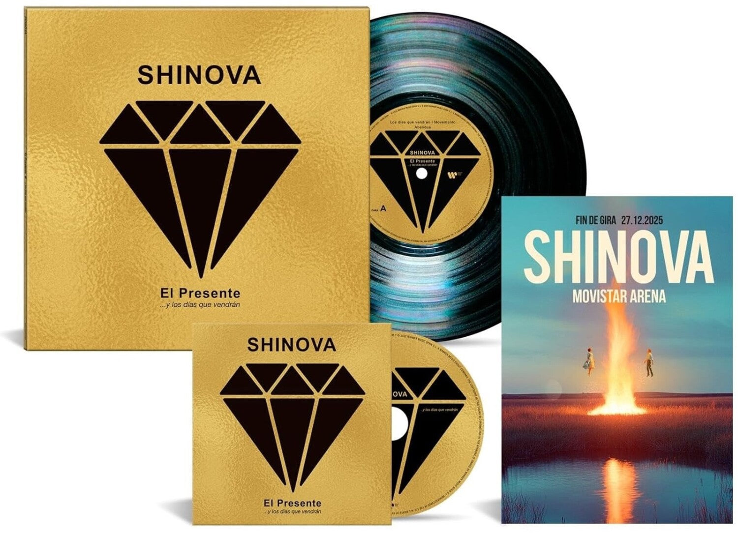 Shinova - El Presente... Y Los Dias Que Vendran (10-Inch + CD + Signed Postcard) 2xLP (Limited Edition)