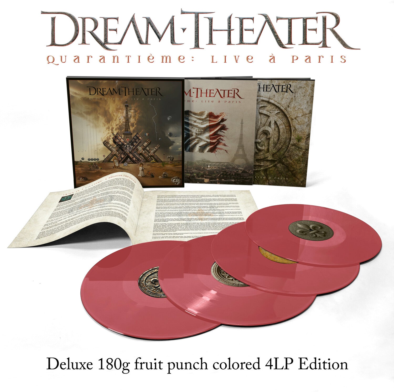 Dream Theater - Quarantieme: Live A Paris (Maroon Vinyl)