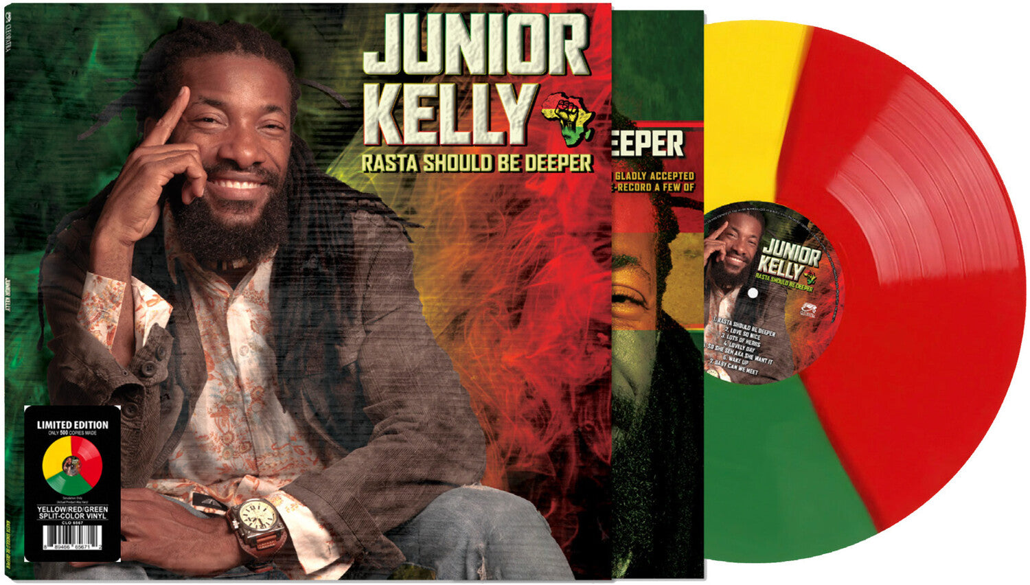 Junior Kelly - Rasta Should Be Deeper (Red Vinyl)