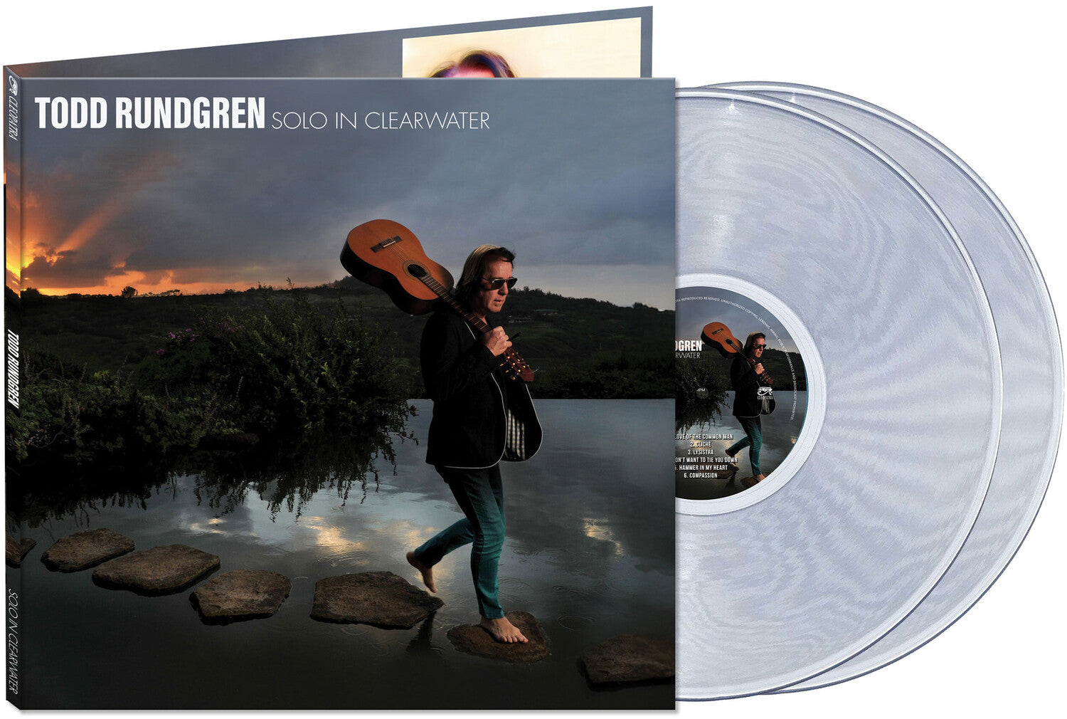 Todd Rundgren - Solo In Clearwater 2xLP (Clear Vinyl)
