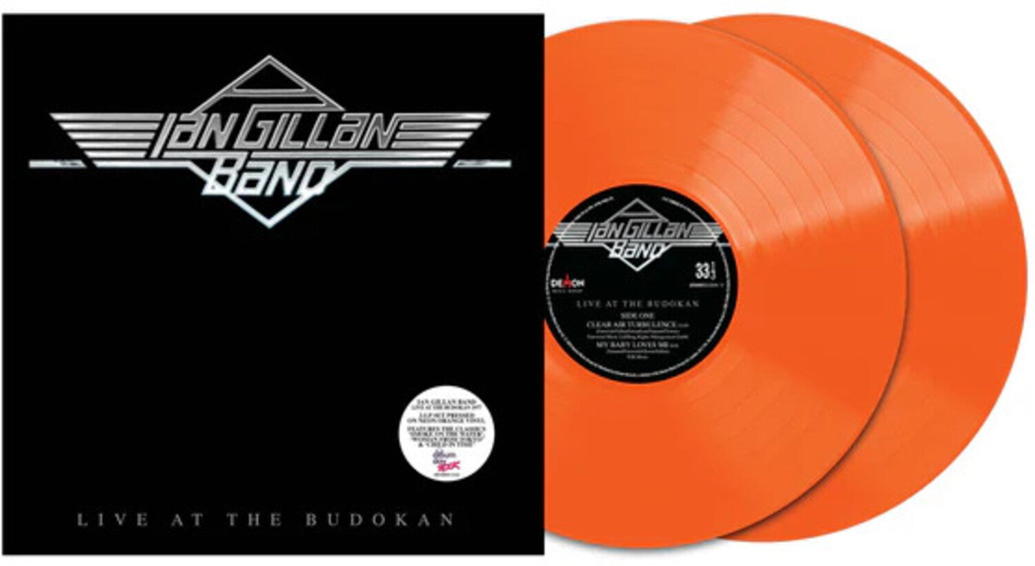 Ian Band Gillan - Live At The Budokan 2xLP (Orange Vinyl)