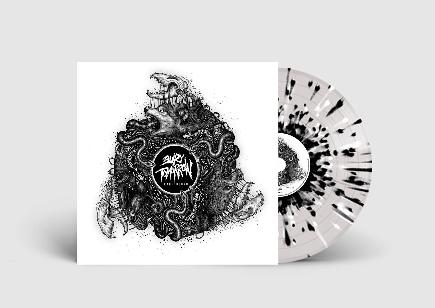 Bury Tomorrow - Earthbound - Black/White Splatter (Clear Vinyl)