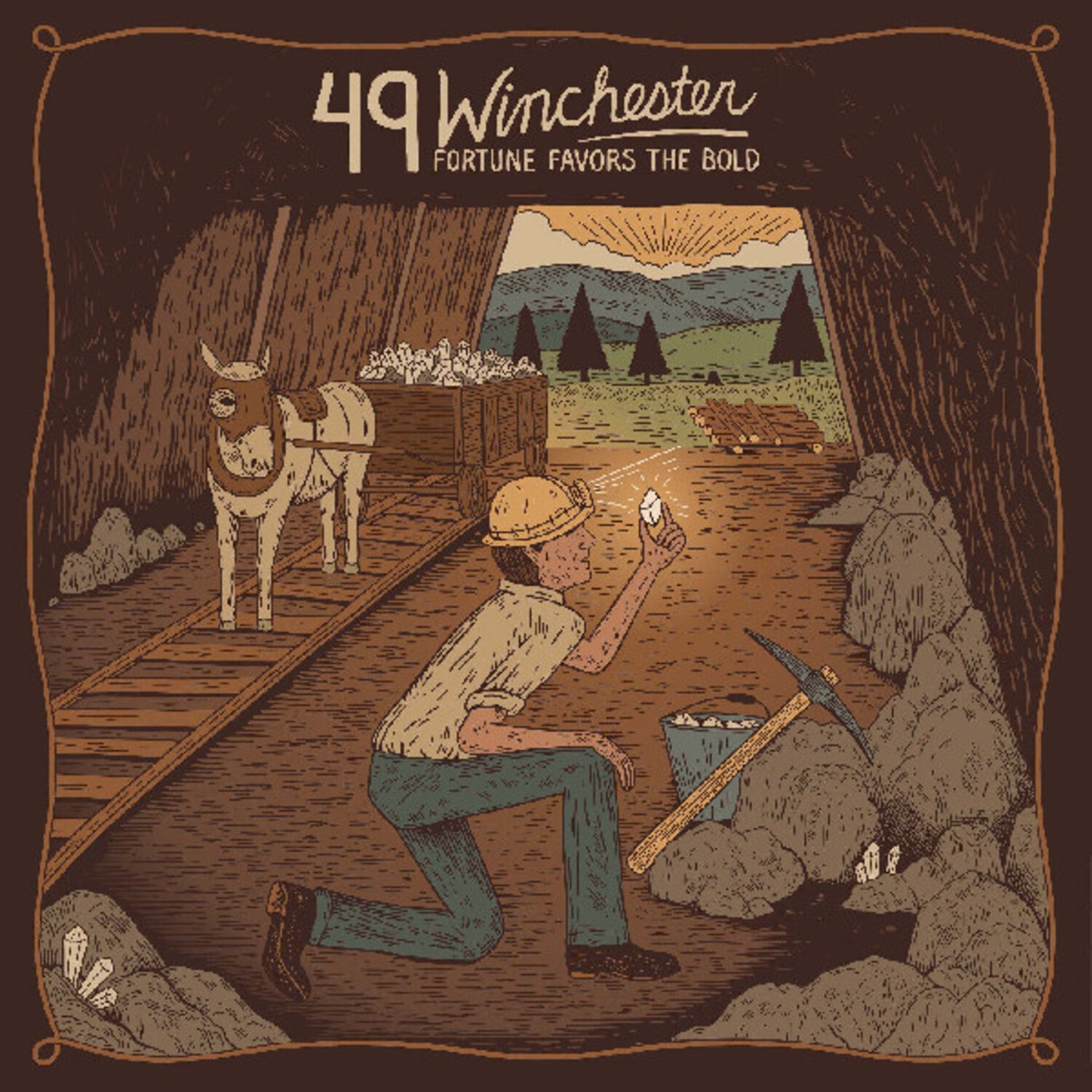 49 Winchester - Fortune Favors The Bold (Red Vinyl)