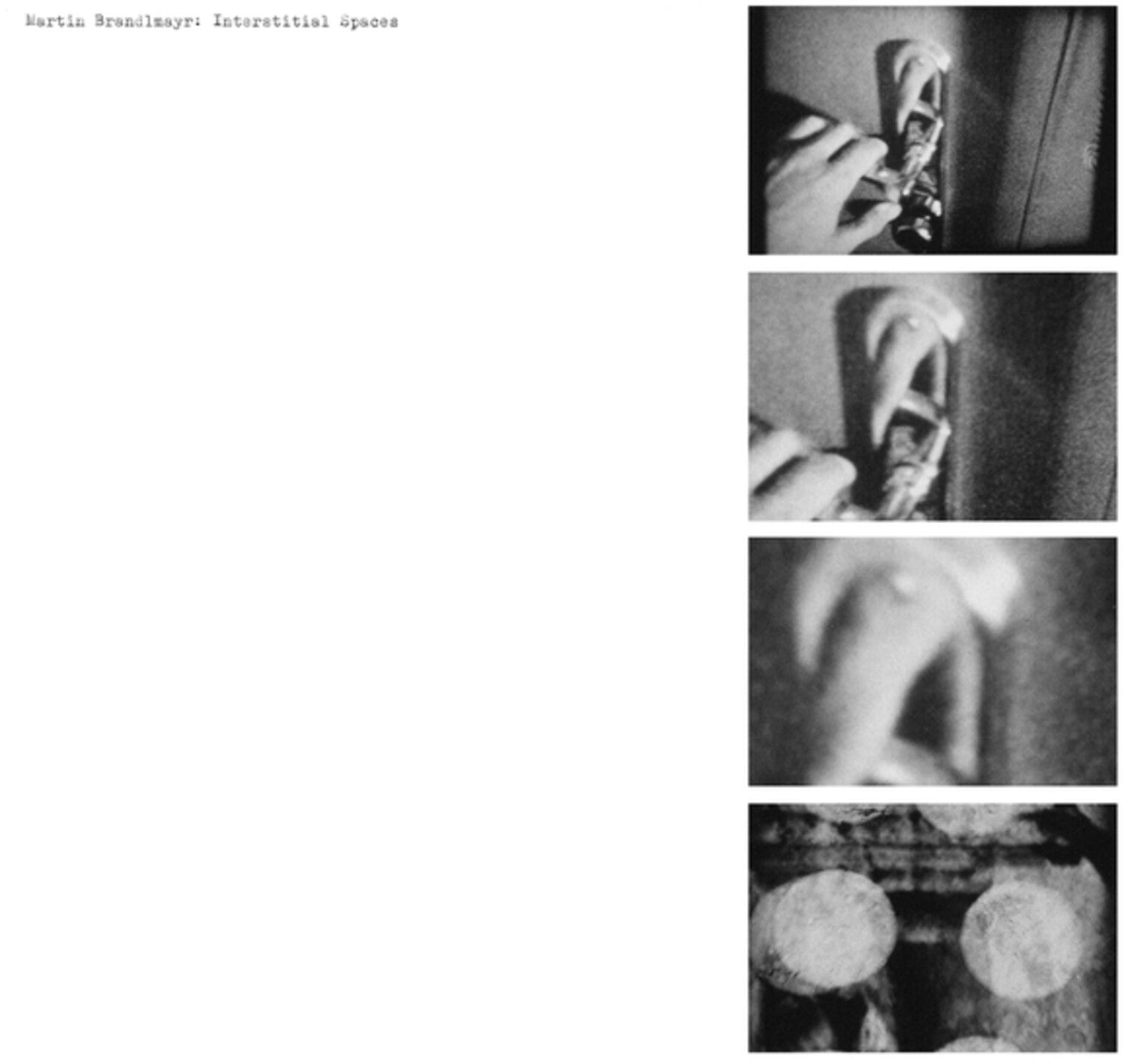 Martin Brandlmayr - Interstitial Spaces