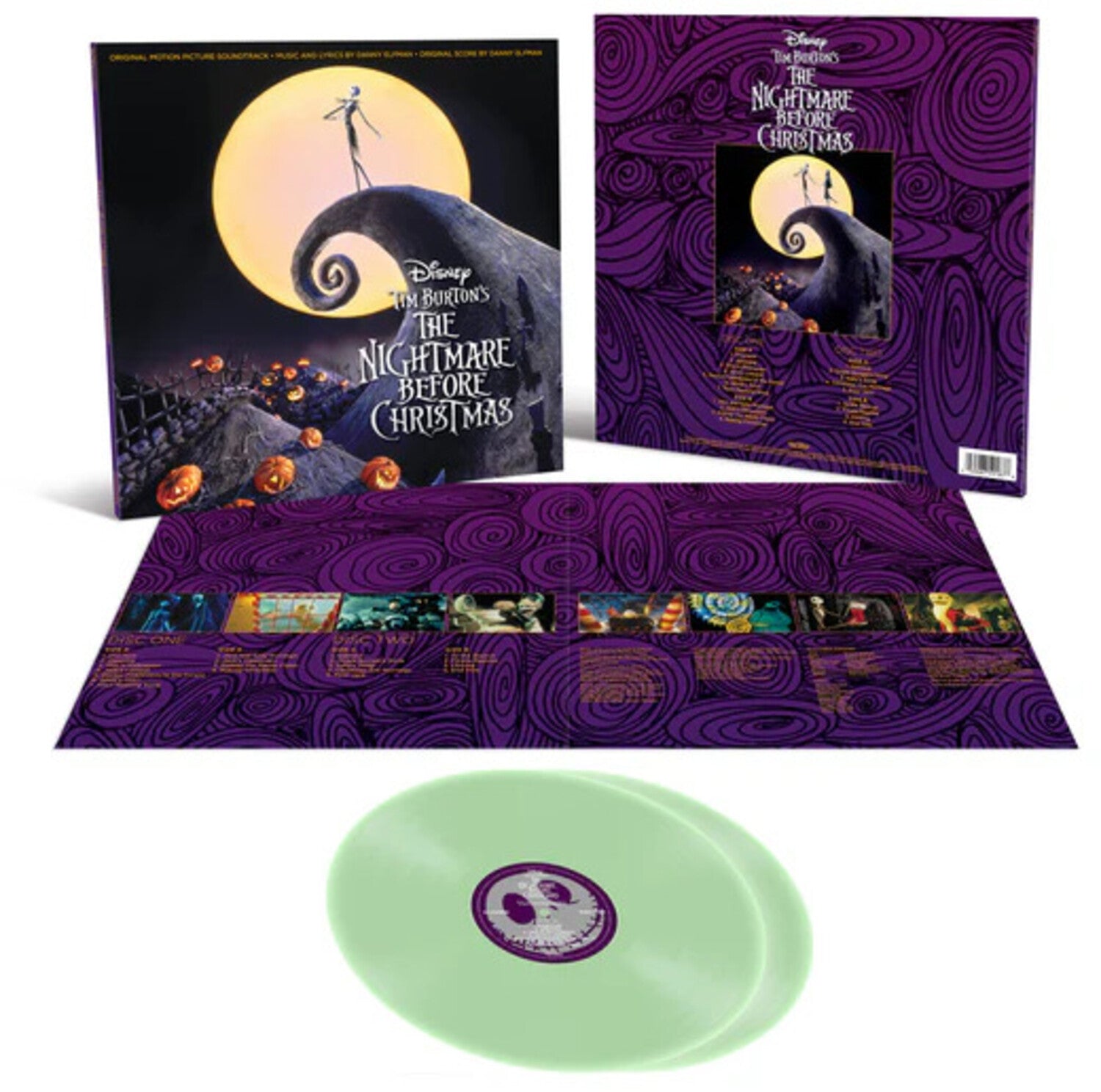 Nightmare Before Christmas - O.S.T. - Nightmare Before Christmas (Original Soundtrack) - Limited 'Glow In The Dark' Colored Vinyl 2xLP (Limited Edition)