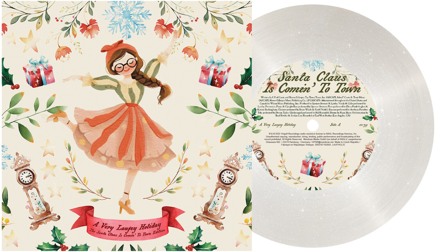 Laufey - A Very Laufey Holiday: The Santa Claus Is Comin' To Town (White Vinyl)