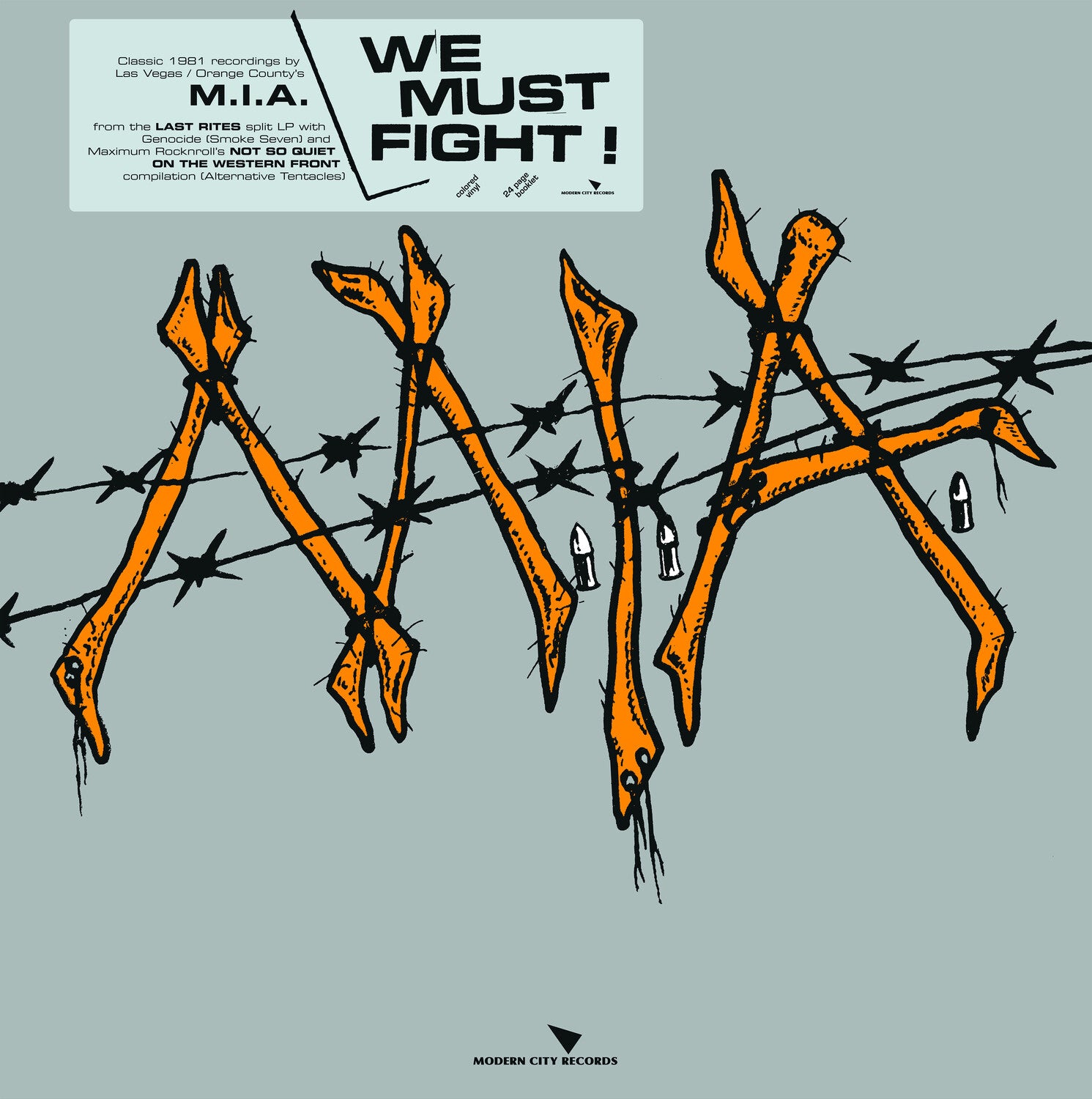 M.I.A. - We Must Fight! - Hand-screened Cover Version
