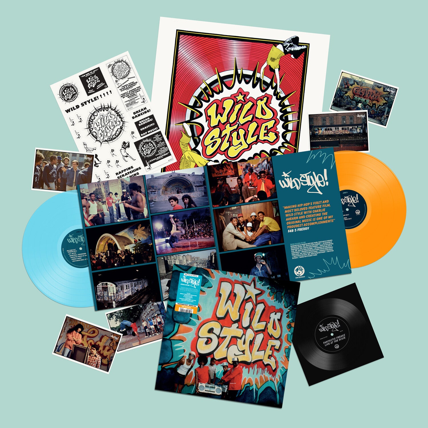 Various Artists - Wild Style (Various Artists) (IEX) Blue/Orange 2xLP (Blue Vinyl)