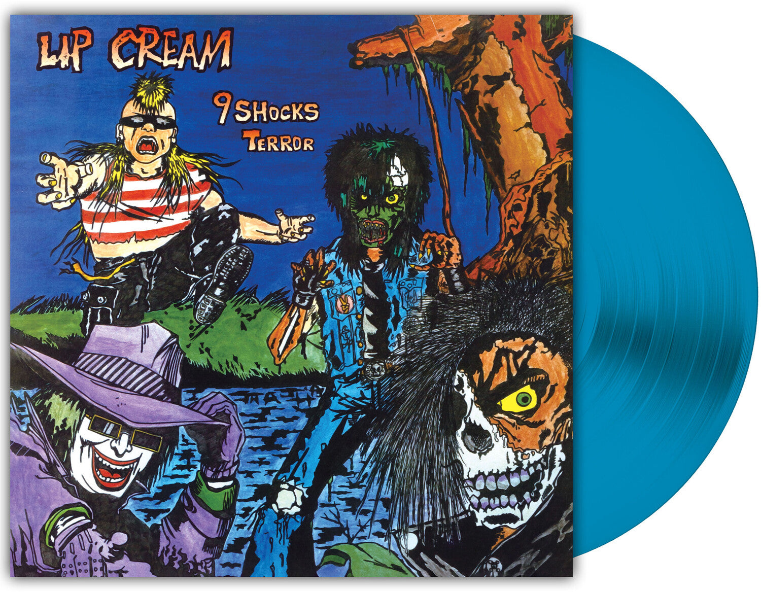 Lip Cream - 9 Shocks Terror (Blue Vinyl)