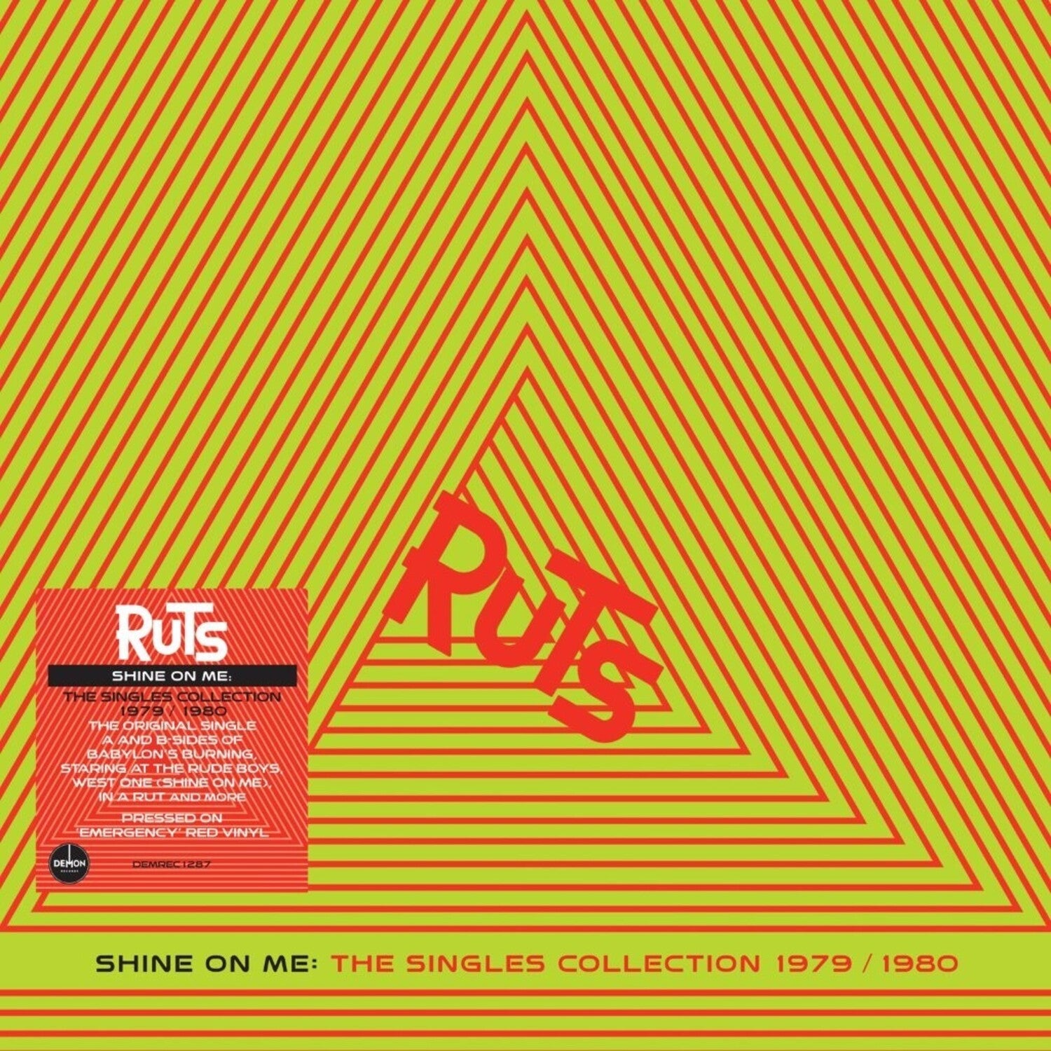 Ruts - Shine On Me: The Singles Collection 1979-1980 - 140-Gram 'Emergency Red' Translucent Colored Vinyl (Red Vinyl)