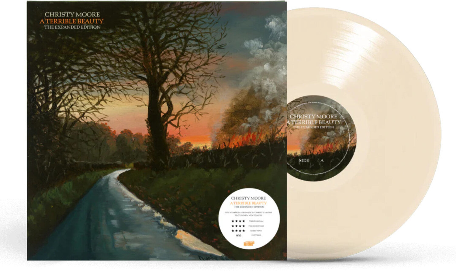 Christy Moore - Terrible Beauty - Limited Exanded Cream Colored Vinyl (Cream Vinyl)