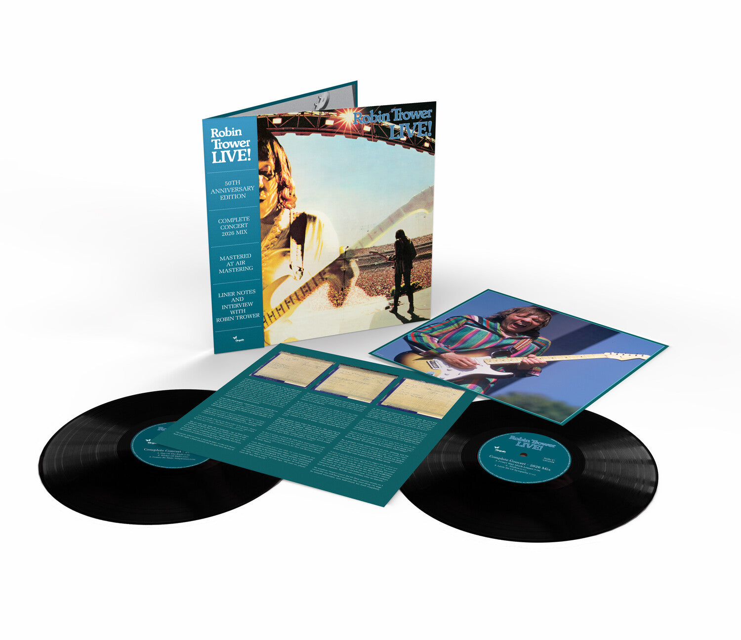 Robin Trower Live! 50th Anniversary Edition 2xLP