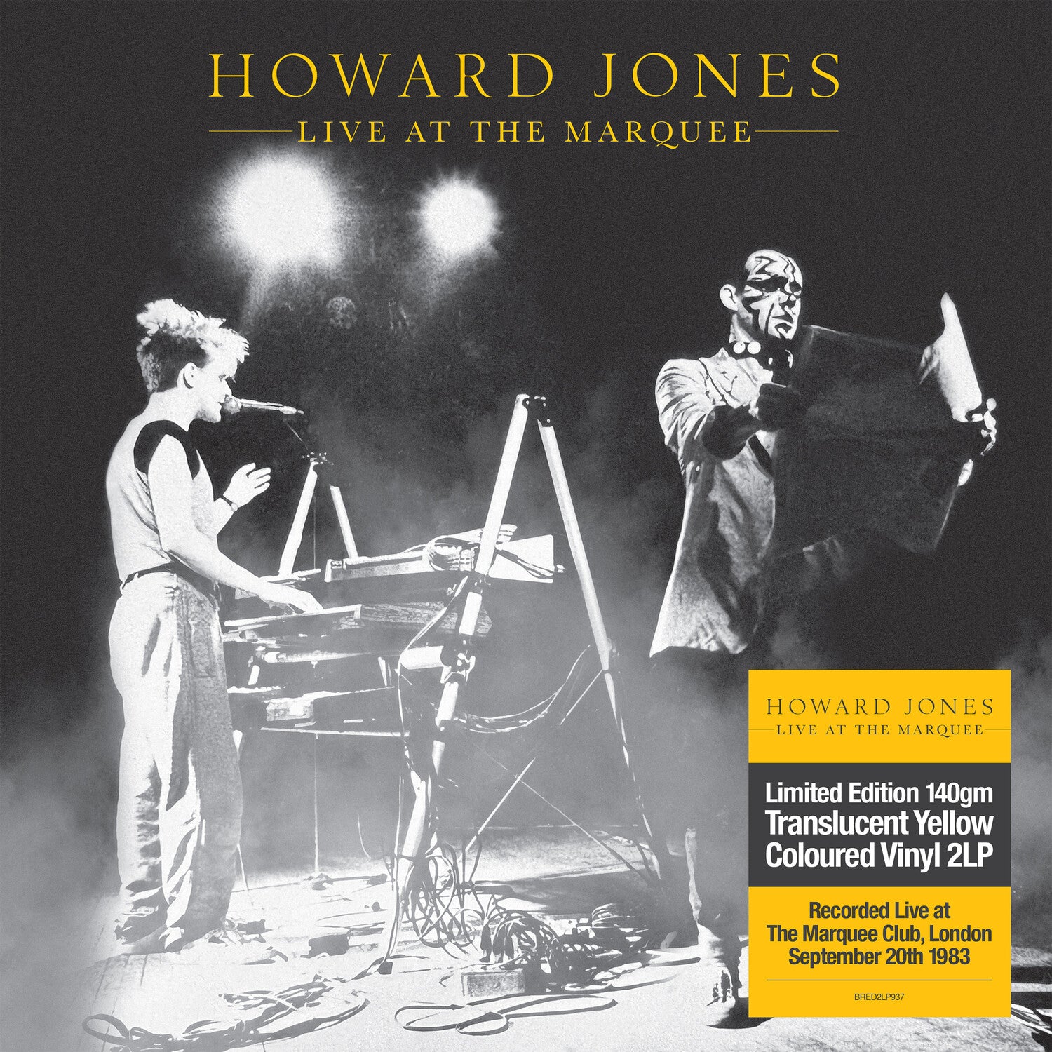 Howard Jones - Live At The Marquee 2xLP (Clear Vinyl)
